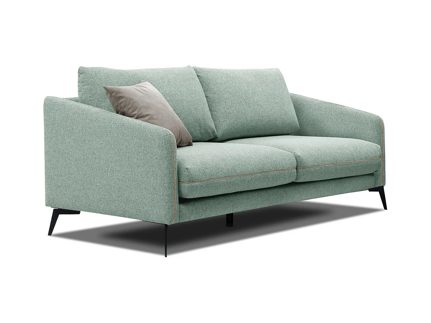 CANAPE SOGEL 2,5-sitzer tissu turquoise