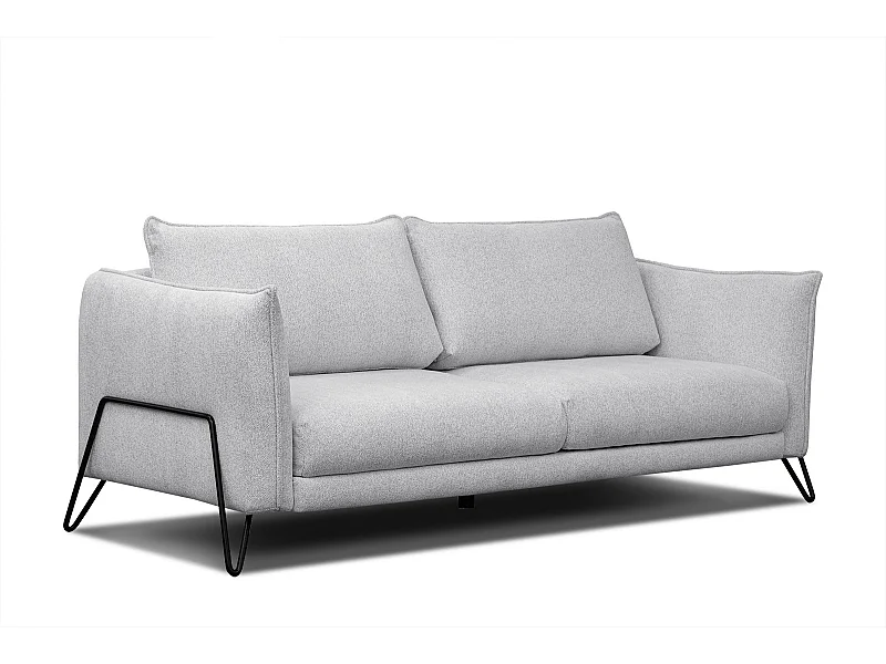 HOSTEN Sofa 3-Sitzer, hellgrau