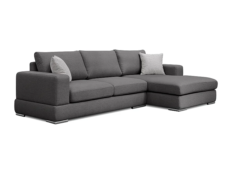 OTTO Ecksofa 4-Sitzer rechts, dunkelgrau