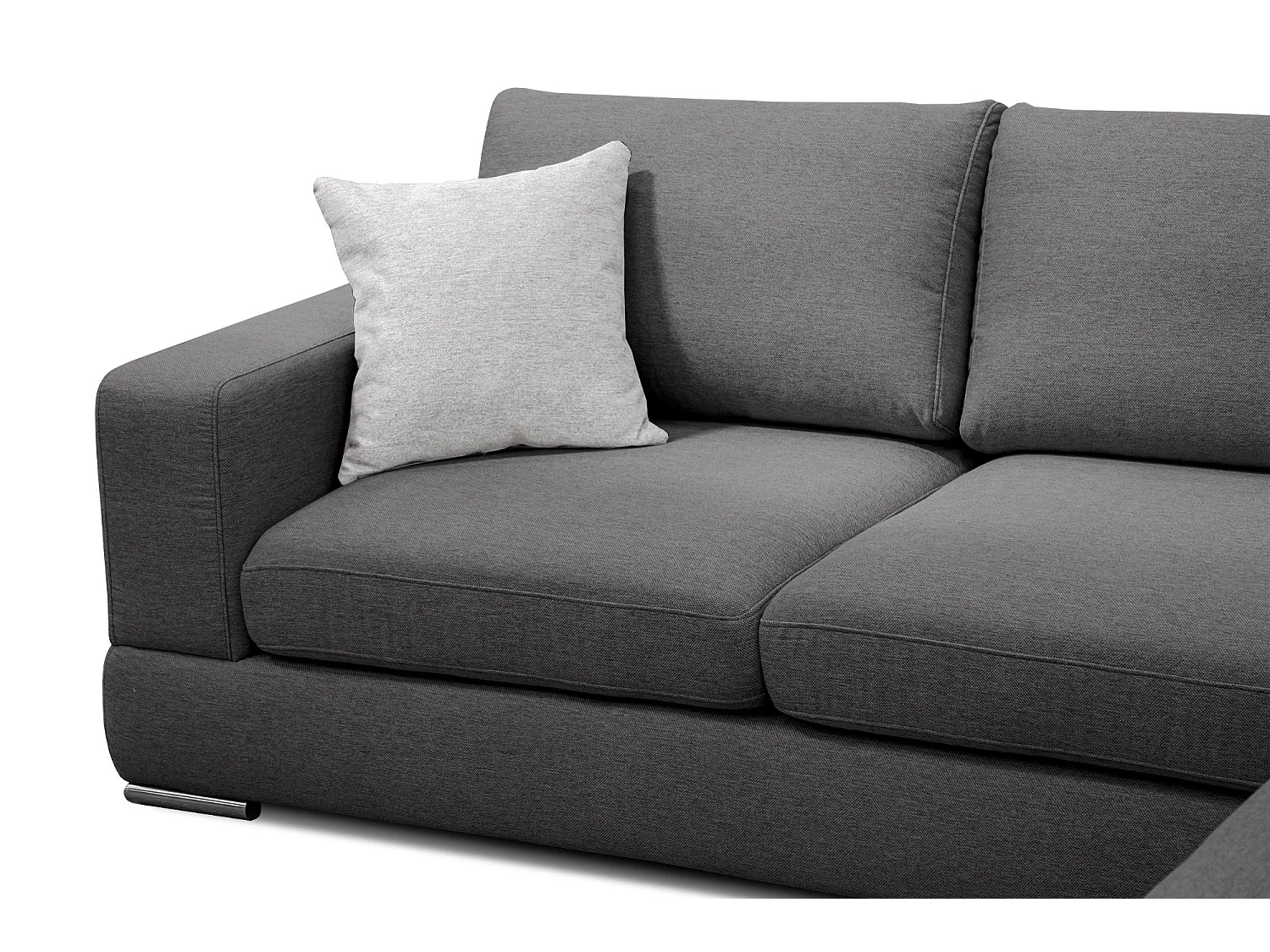 OTTO Ecksofa 4-Sitzer rechts, dunkelgrau