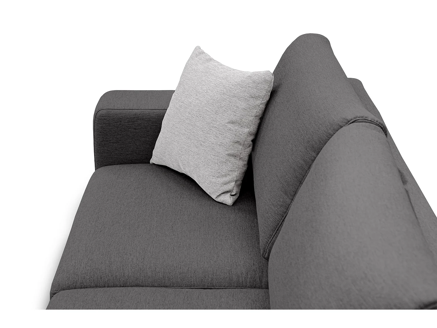 OTTO Ecksofa 4-Sitzer rechts, dunkelgrau