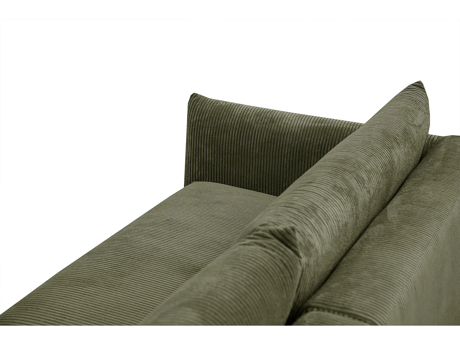 TAUER Ecksofa 5-Sitzer, olive