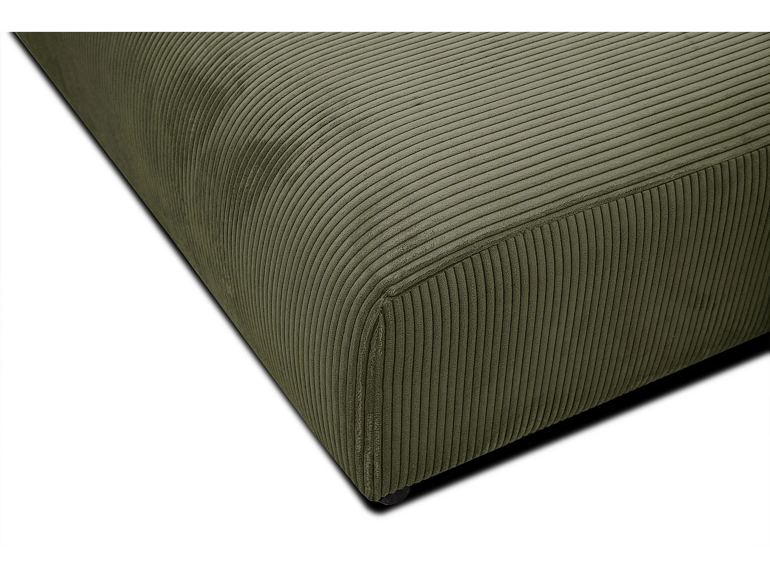 TAUER Ecksofa 5-Sitzer, olive