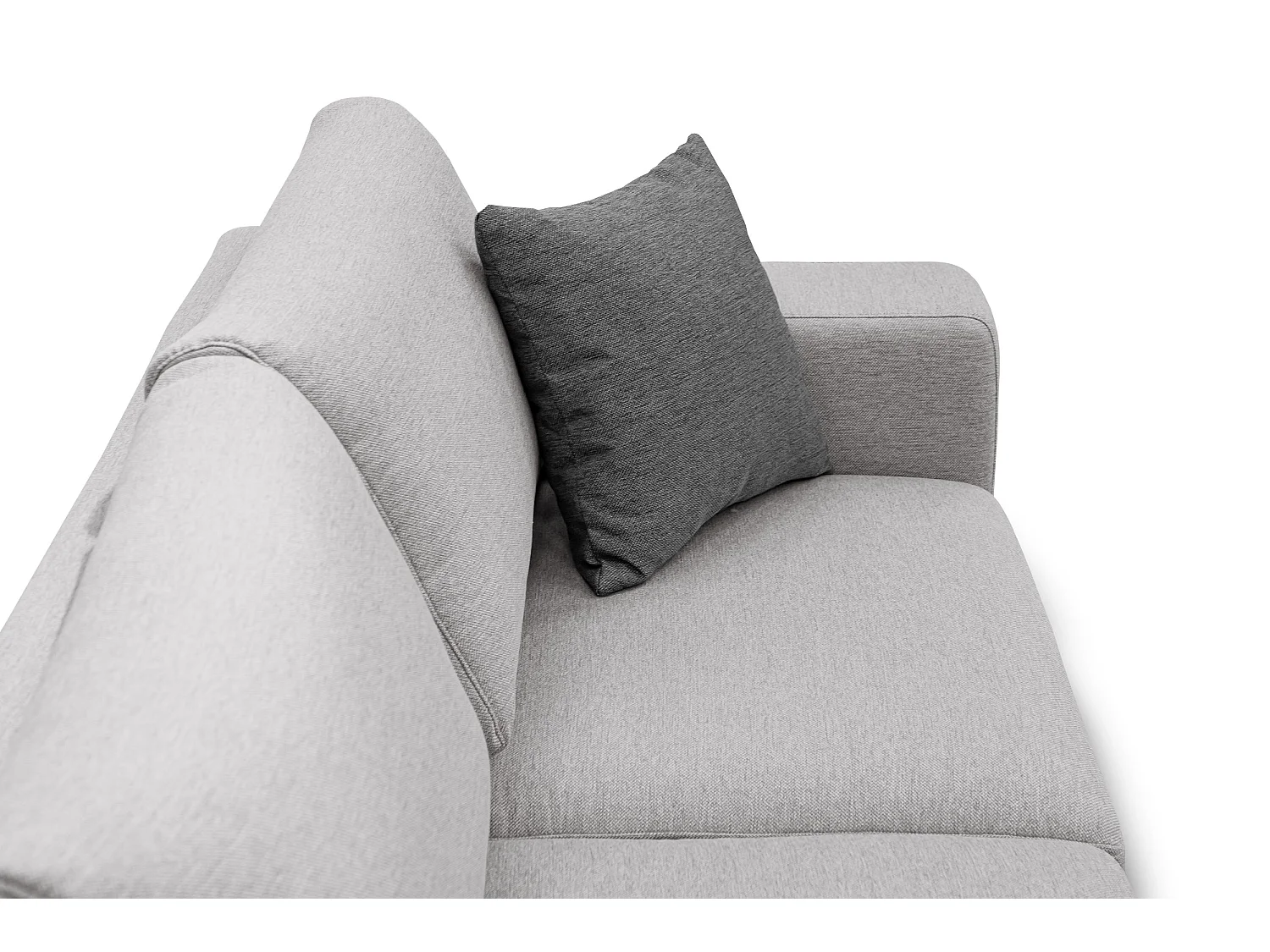 OTTO Ecksofa 4-Sitzer links, hellgrau