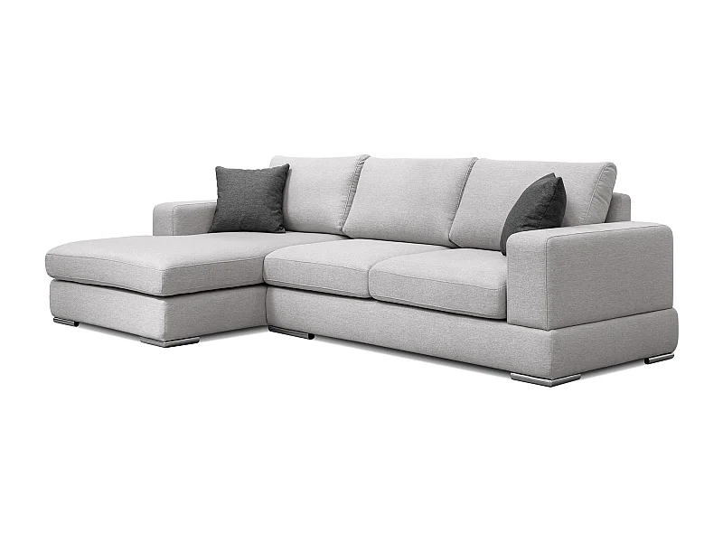 OTTO Ecksofa 4-Sitzer links, hellgrau