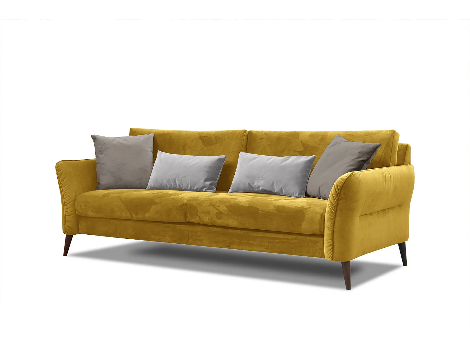 FIGARI Sofa 3-Sitzer, senfgelb