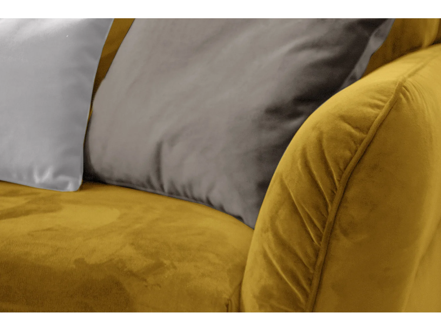 FIGARI Sofa 3-Sitzer, senfgelb