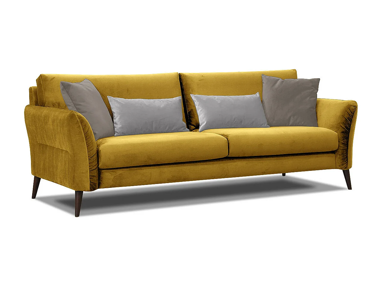 FIGARI Sofa 3-Sitzer, senfgelb