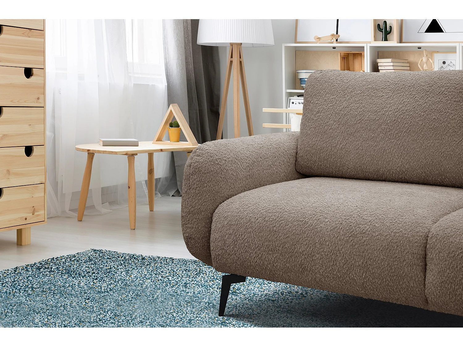 FEBE Sofa 3-Sitzer, beige