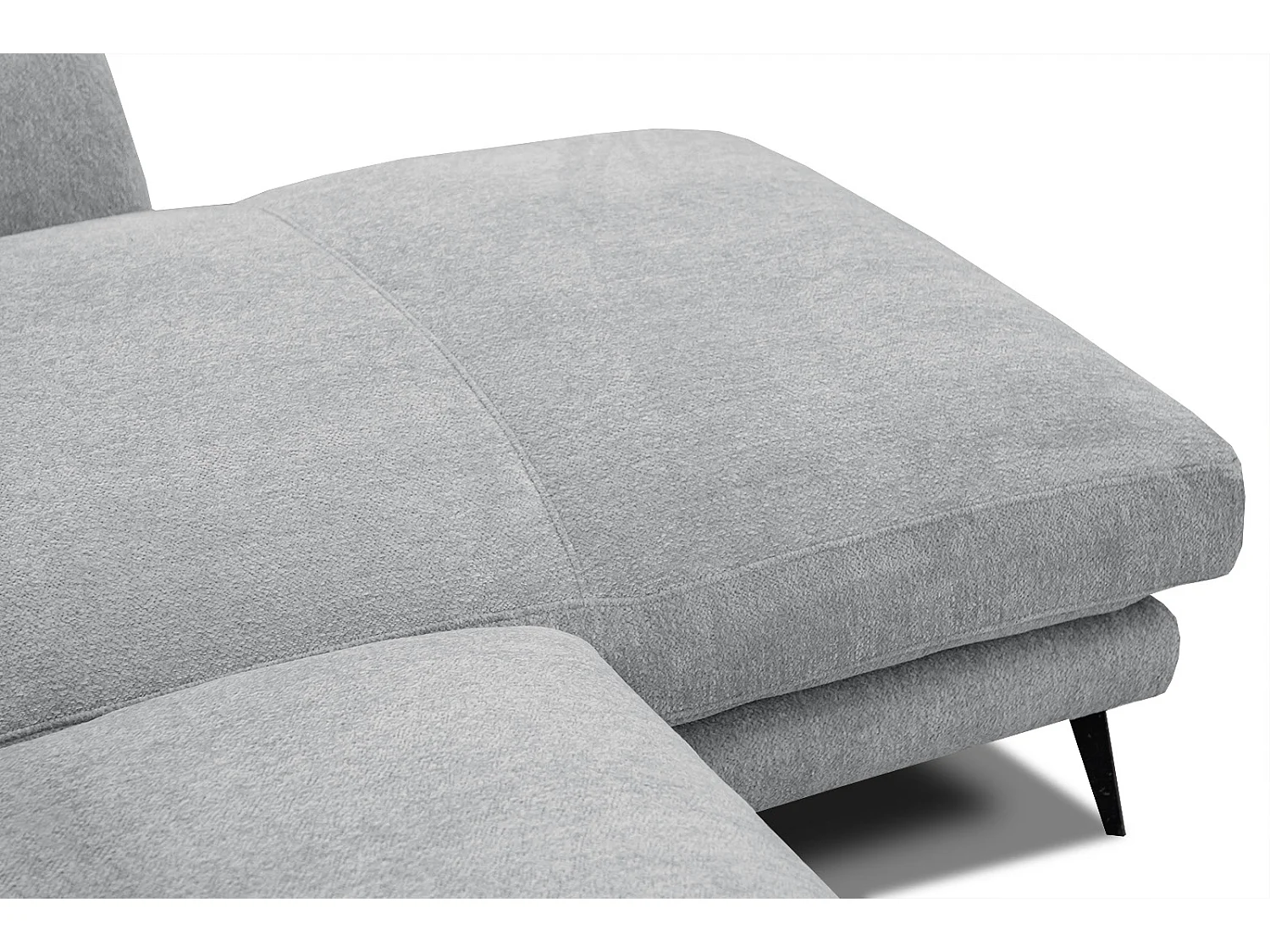 WINTER Ecksofa 4-Sitzer rechts, hellgrau