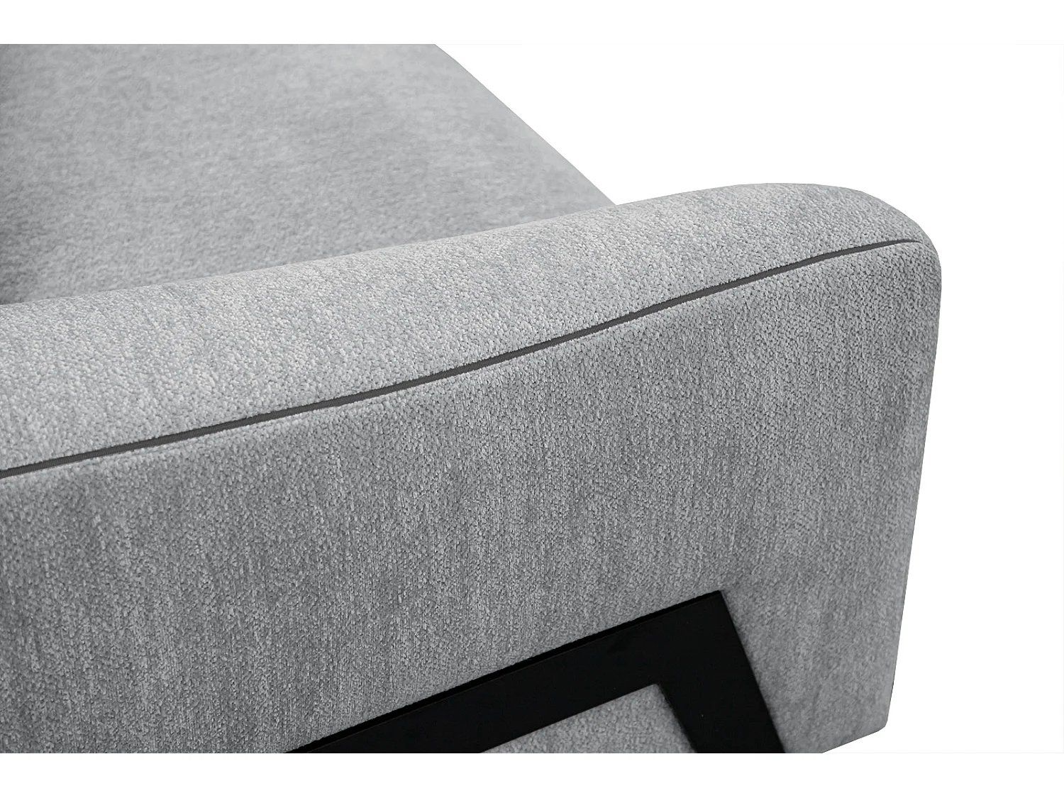 WINTER Ecksofa 4-Sitzer rechts, hellgrau