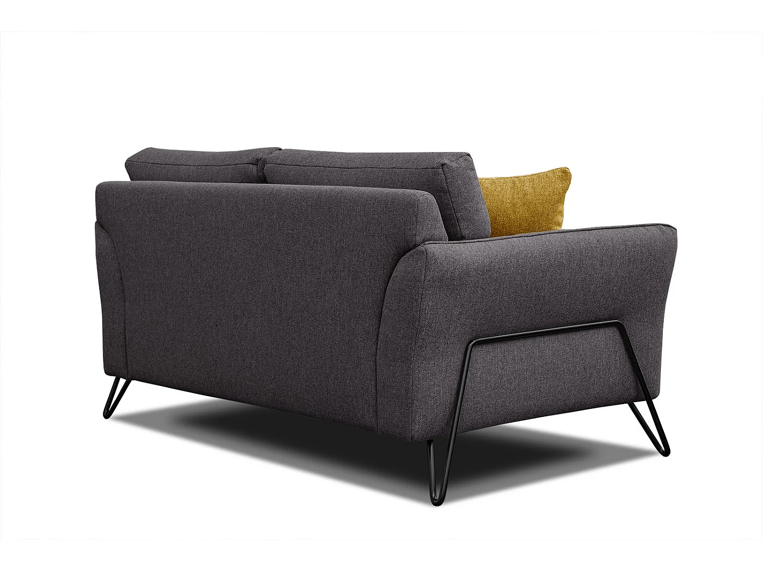LOREM Sofa 2-Sitzer, graphit