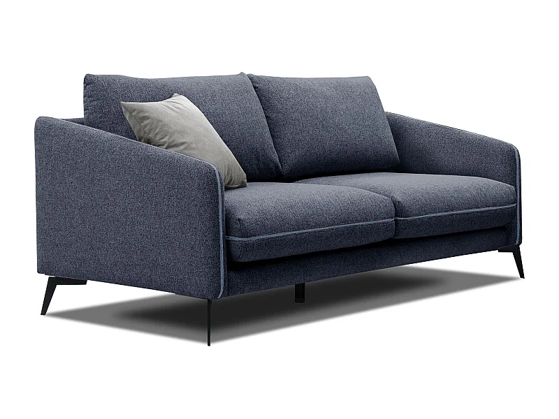 SOGEL Sofa 2,5-Sitzer, marineblau