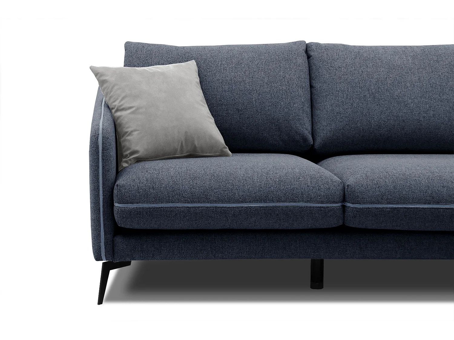 SOGEL Sofa 2,5-Sitzer, marineblau