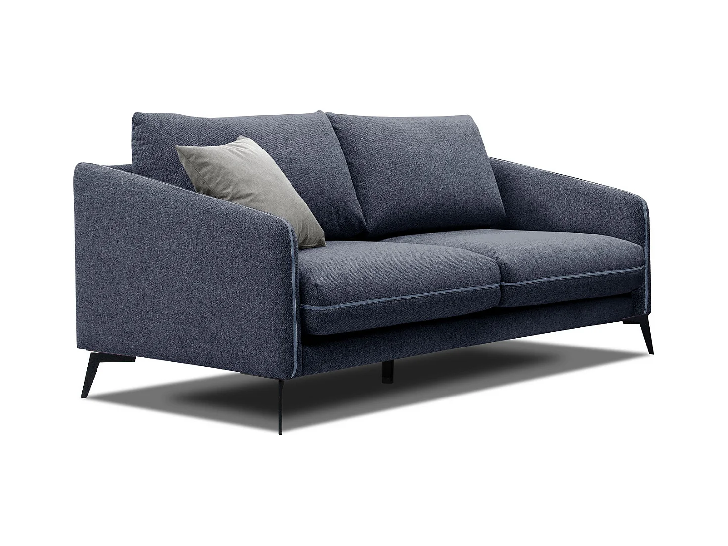 CANAPE SOGEL 2,5-sitzer tissu bleu marine