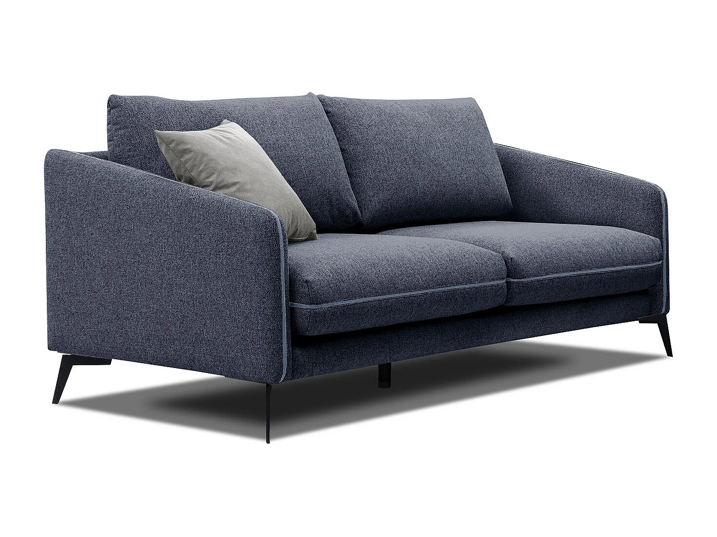 SOGEL Sofa 2,5-Sitzer, marineblau