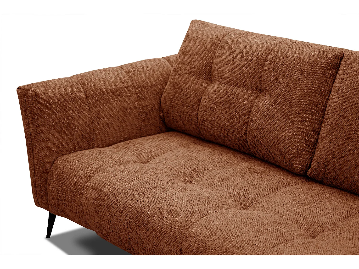 KALMER Sofa 2,5-Sitzer, dunkelorange