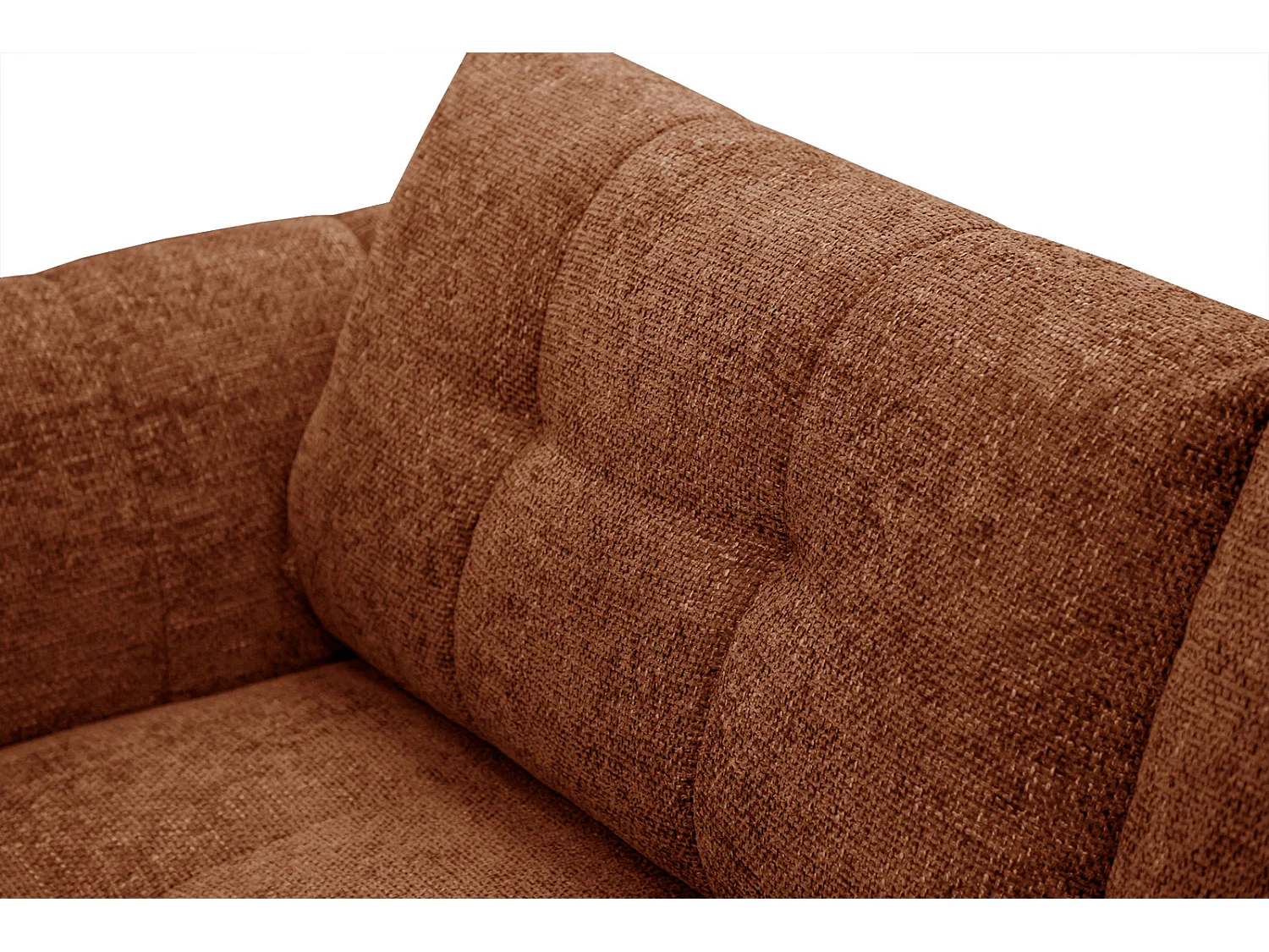 KALMER Sofa 2,5-Sitzer, dunkelorange