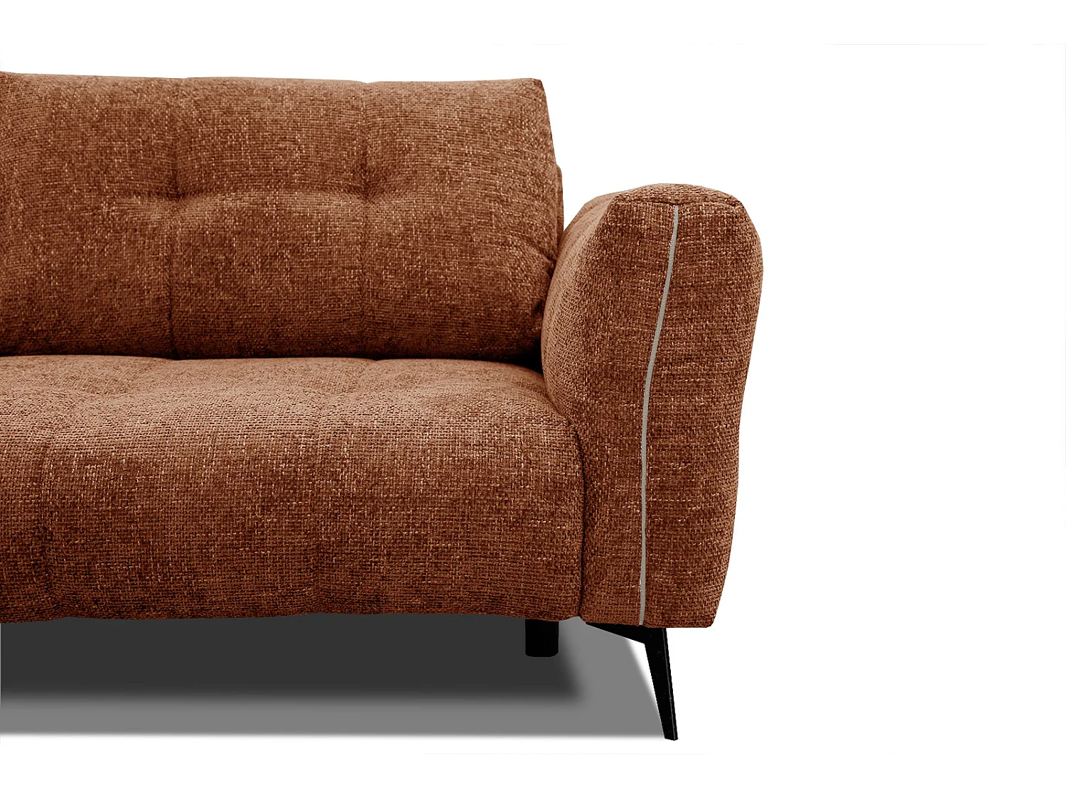KALMER Sofa 2,5-Sitzer, dunkelorange