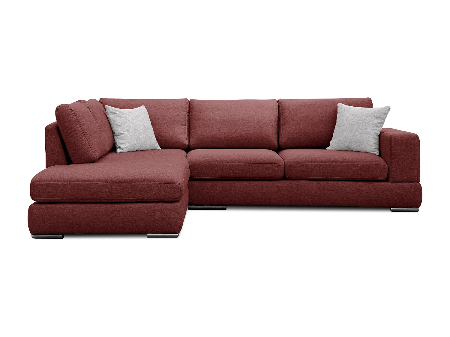 OTTO Ecksofa 5-Sitzer rechts, bordeaux