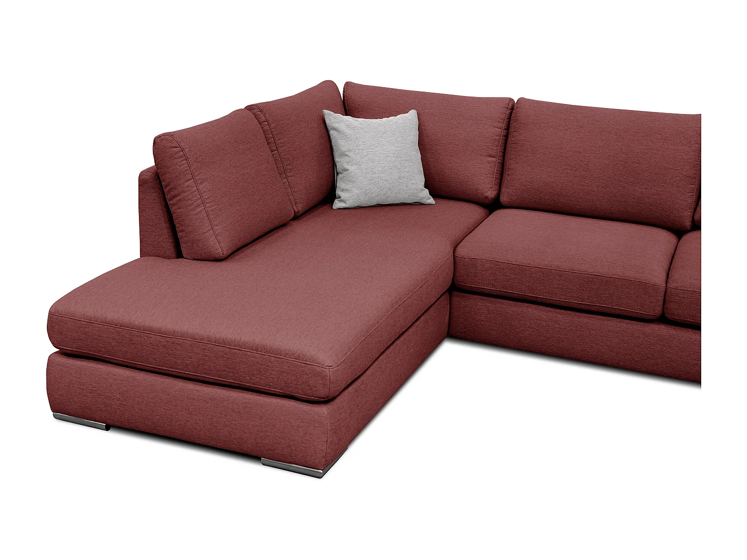 OTTO Ecksofa 5-Sitzer rechts, bordeaux