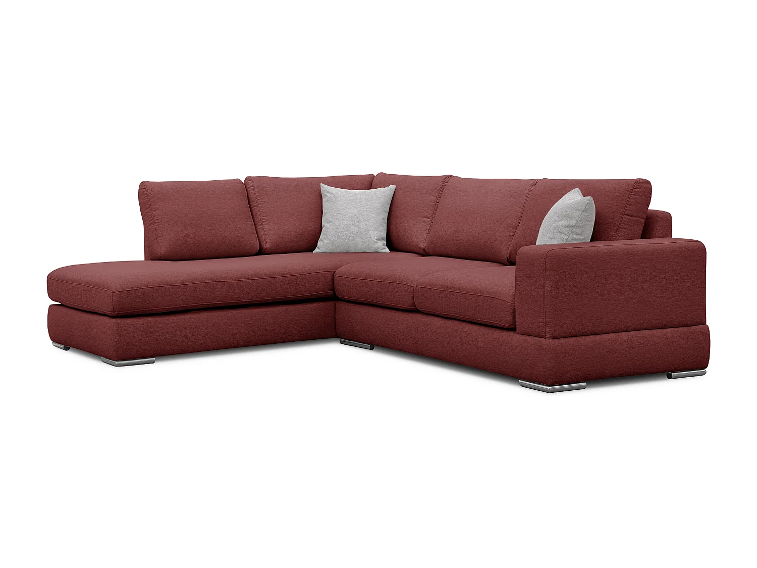 OTTO Ecksofa 5-Sitzer rechts, bordeaux