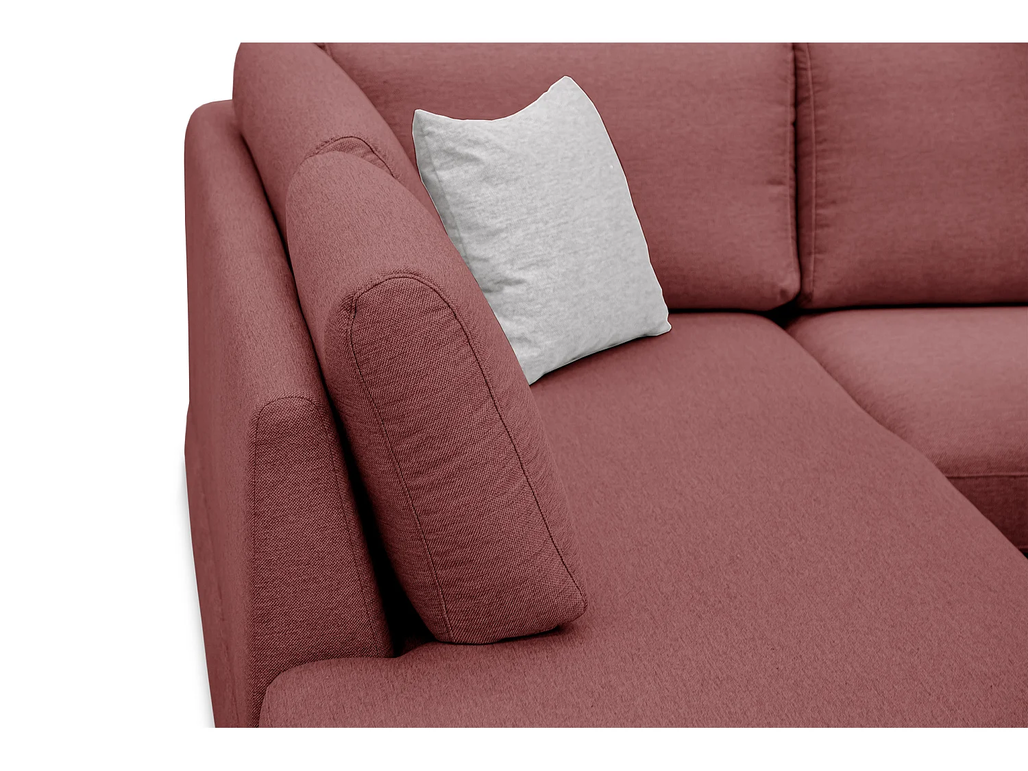 OTTO Ecksofa 5-Sitzer rechts, bordeaux