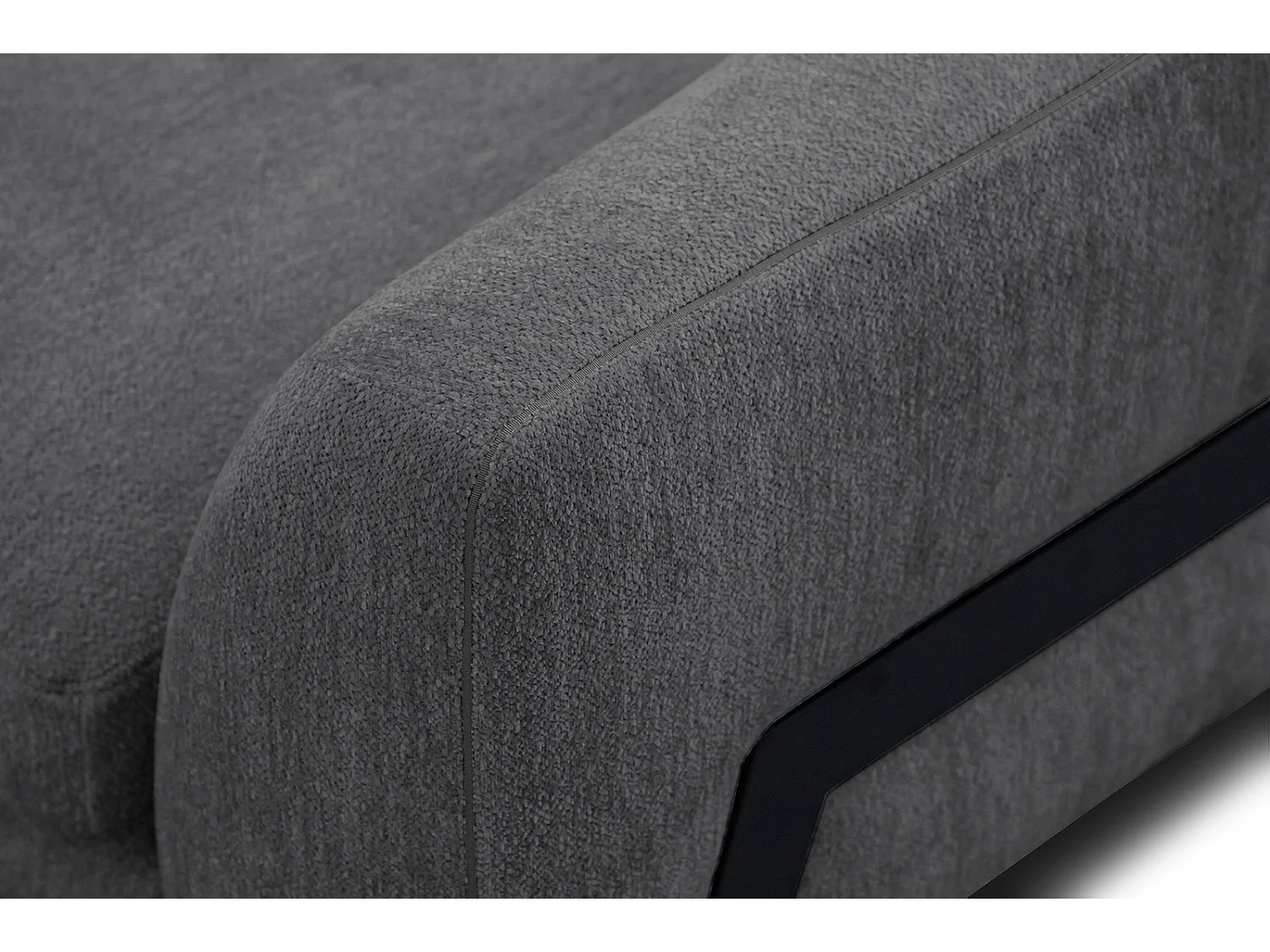 WINTER Ecksofa 4-Sitzer links, graphit