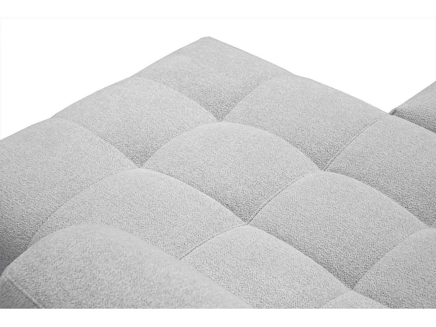 SALVINI Ecksofa 4-Sitzer rechts, hellgrau