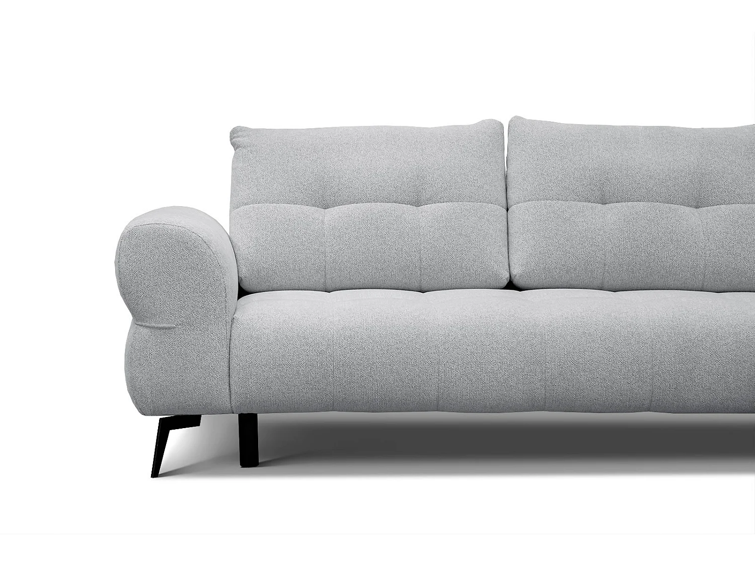 SALVINI Ecksofa 4-Sitzer rechts, hellgrau