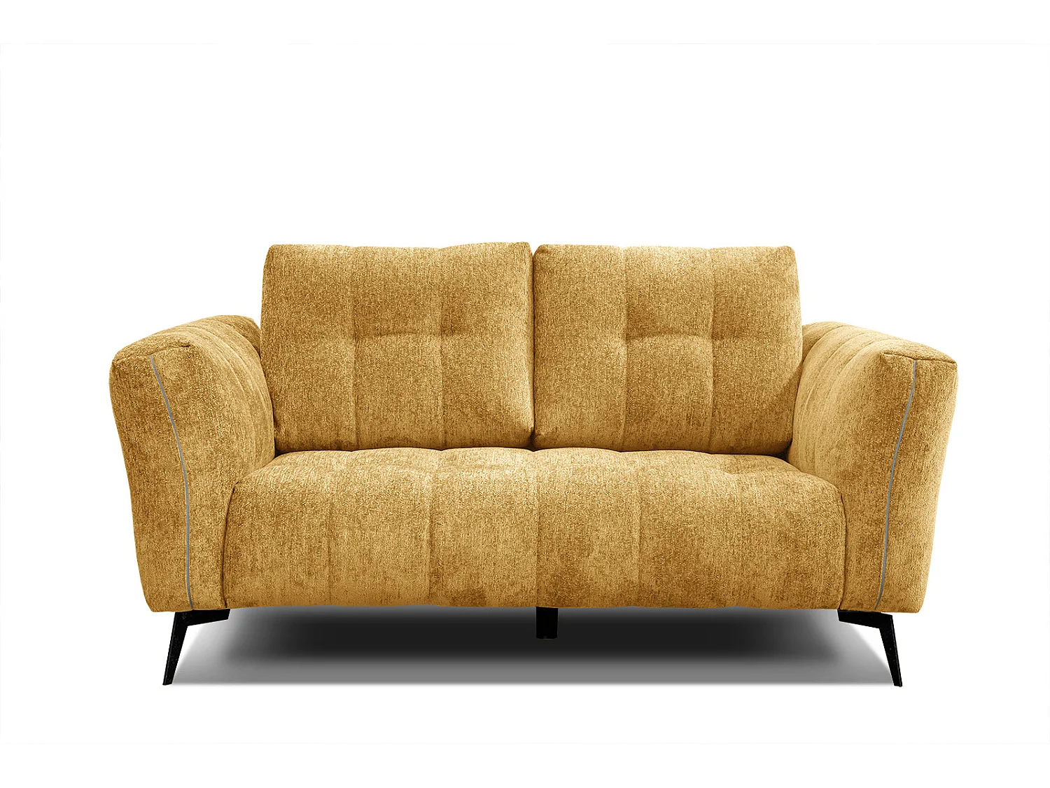 KALMER Sofa 2-Sitzer, senfgelb