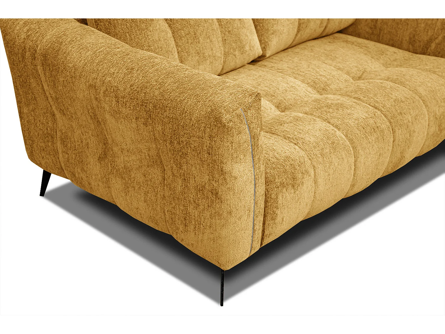 KALMER Sofa 2-Sitzer, senfgelb
