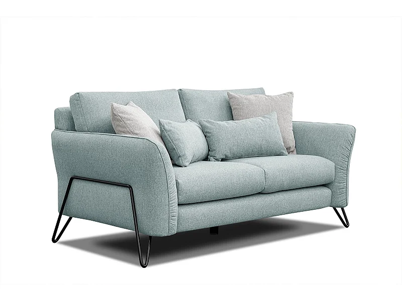 LOREM Sofa 2-Sitzer, minzegrün