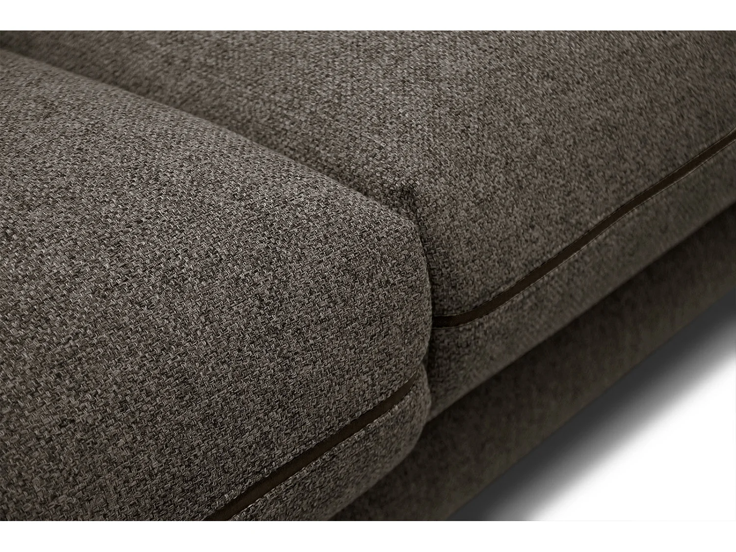 SOGEL Ecksofa 4-Sitzer links, taupe