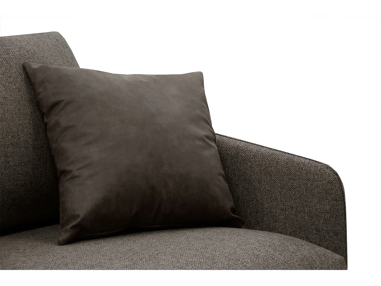 SOGEL Ecksofa 4-Sitzer links, taupe
