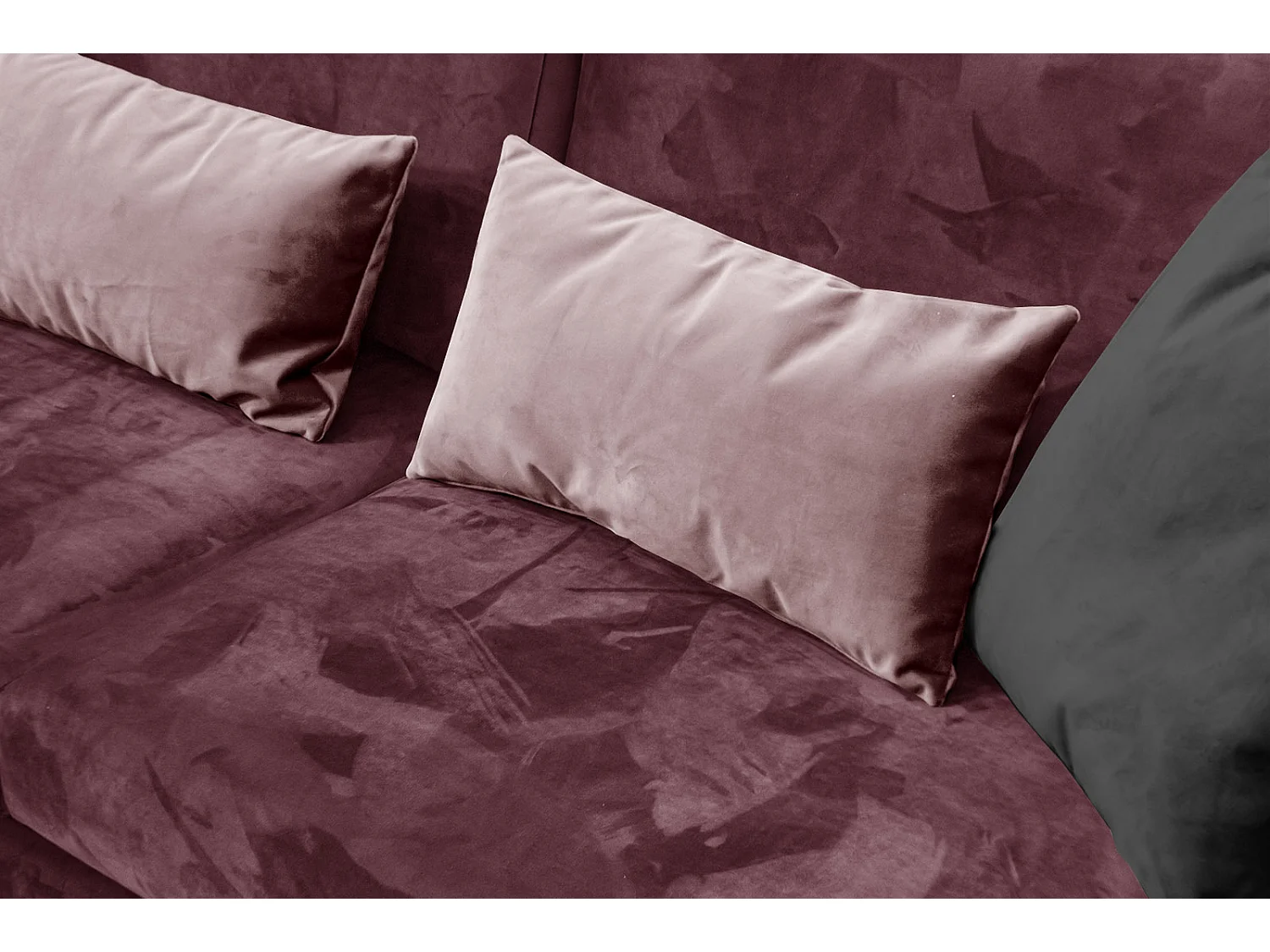 FIGARI Sofa 3-Sitzer, bordeaux