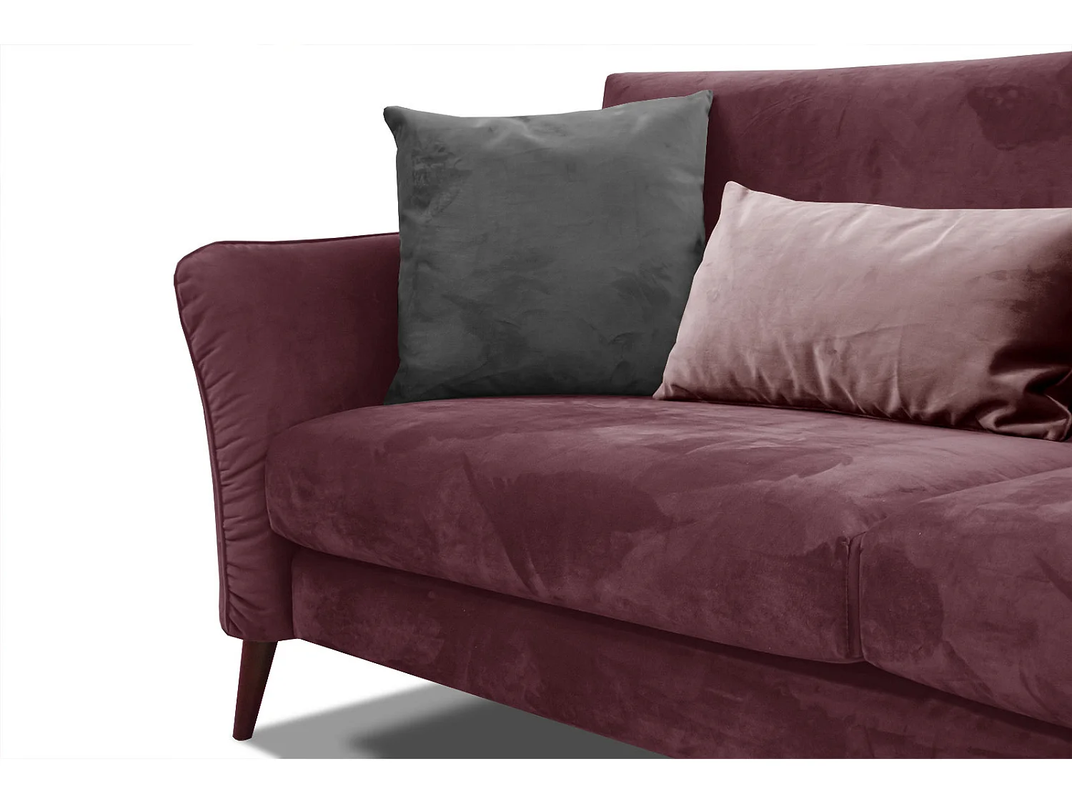 FIGARI Sofa 3-Sitzer, bordeaux