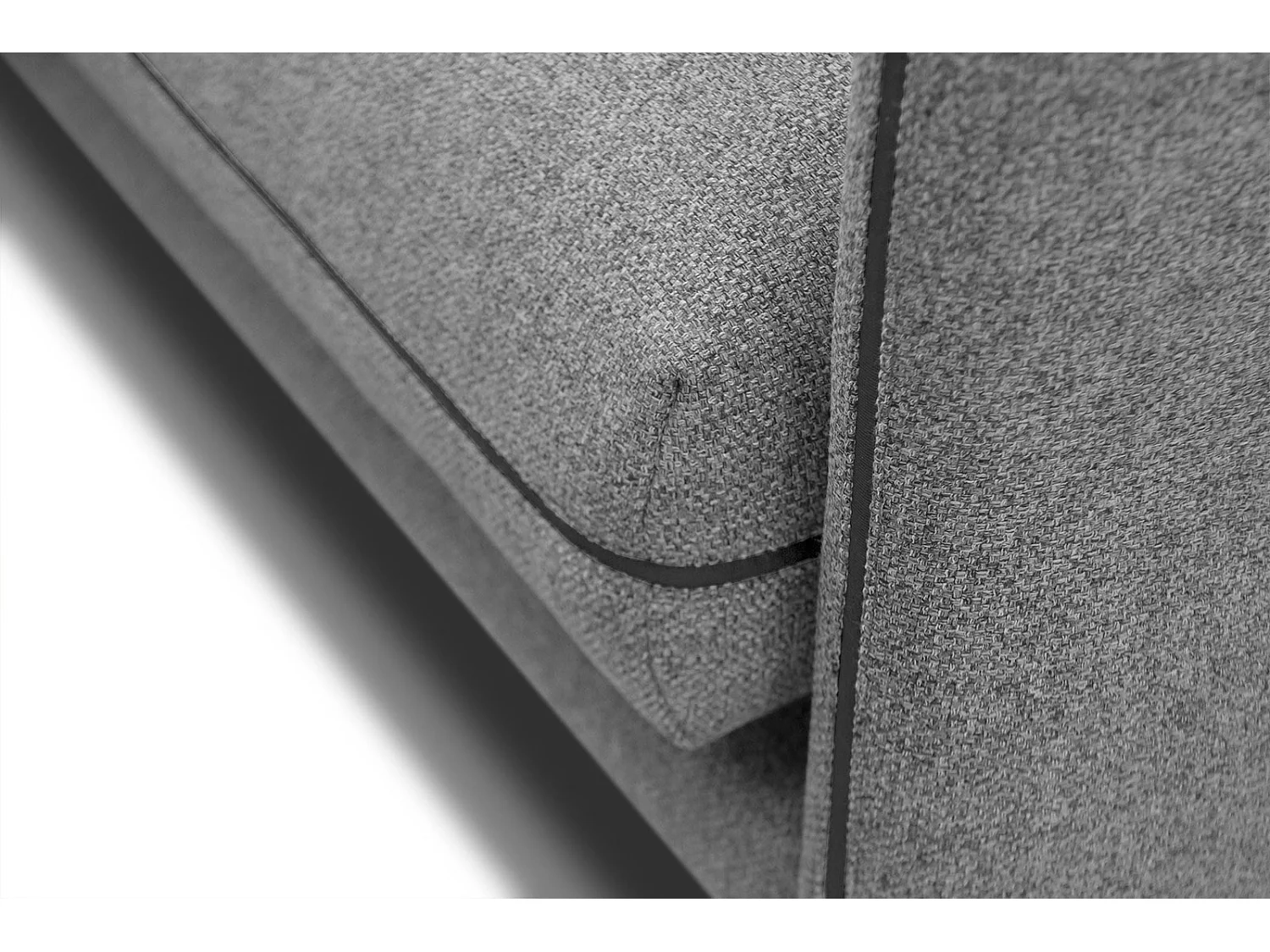 SOGEL Ecksofa 4-Sitzer links, grau