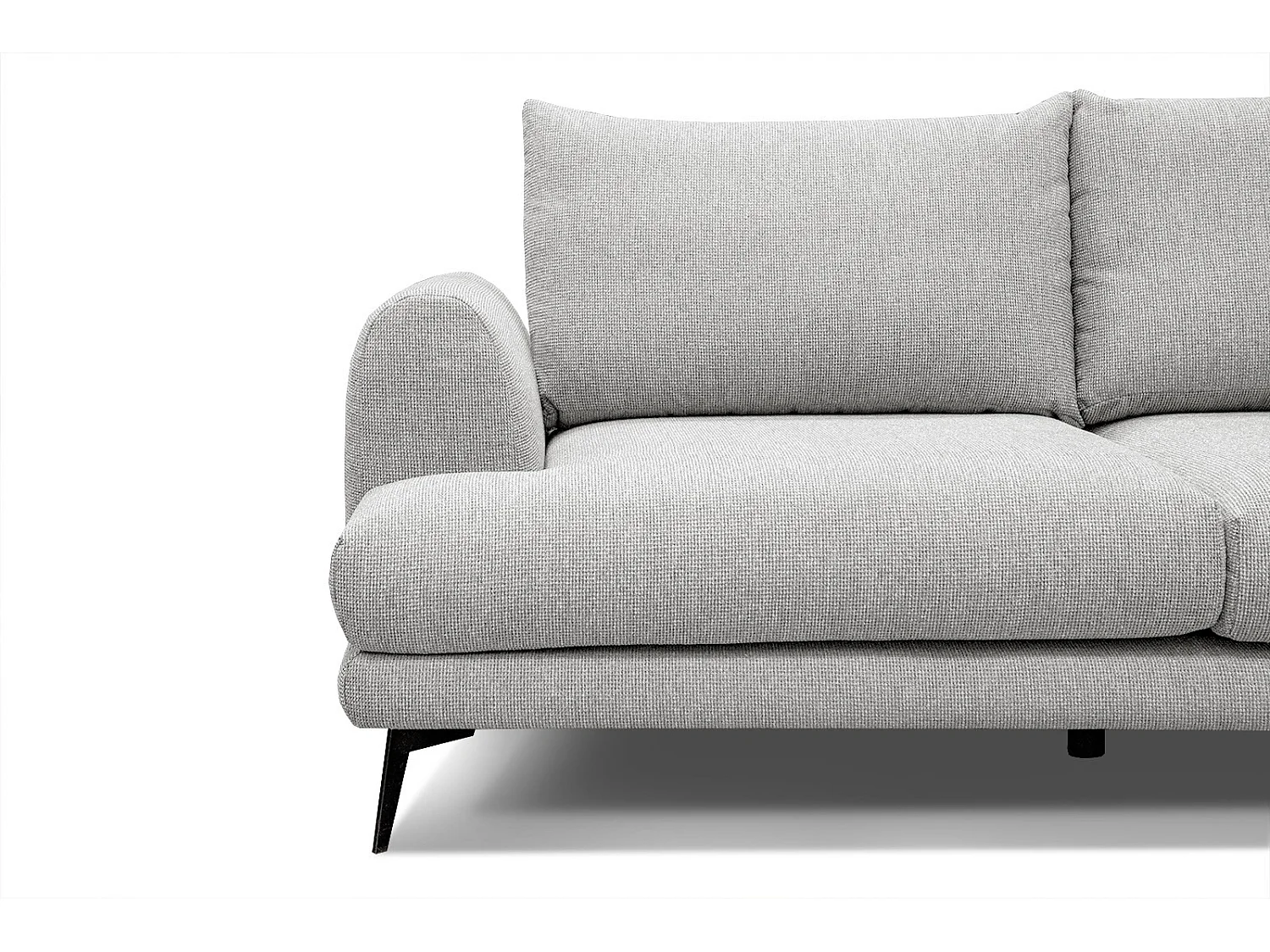 ADRIA Ecksofa 4-Sitzer rechts, creme