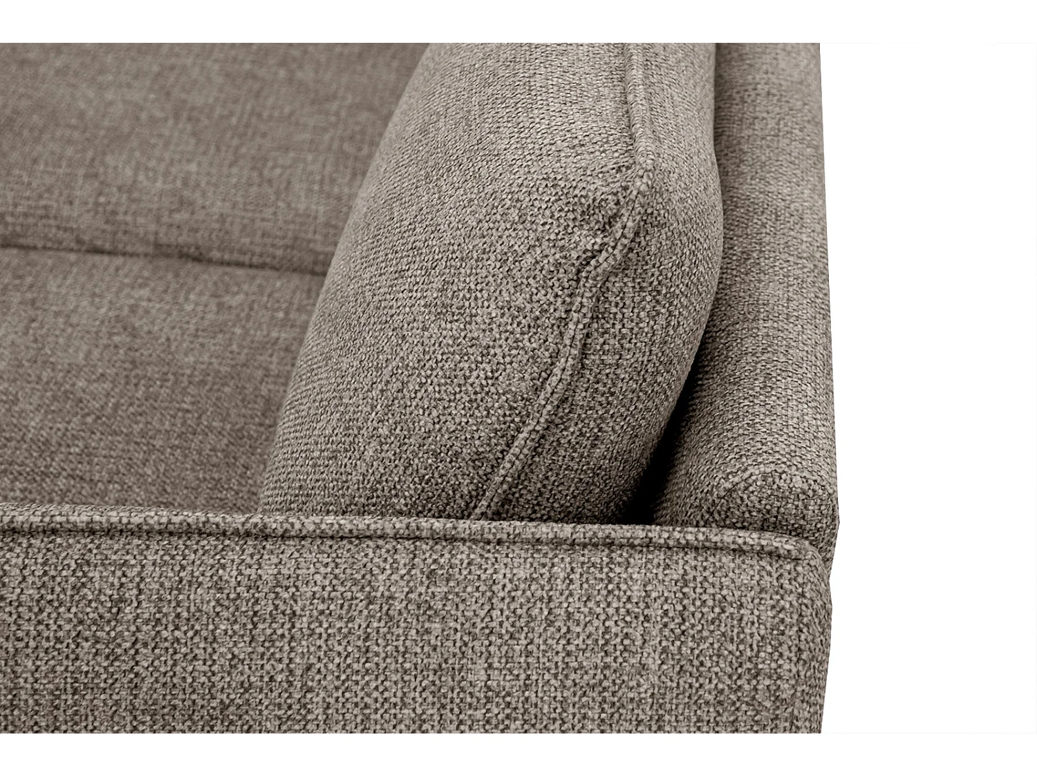 HOSTEN Ecksofa 4-Sitzer links, taupe