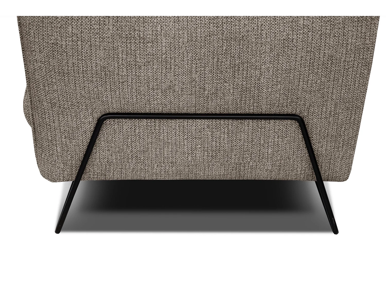 HOSTEN Ecksofa 4-Sitzer links, taupe