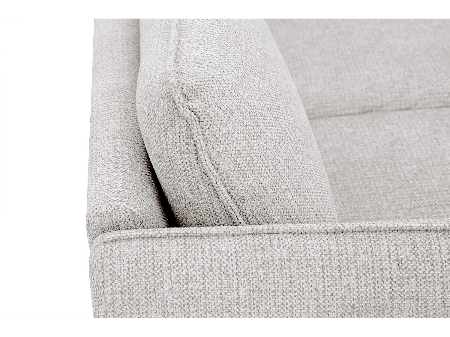 HOSTEN Ecksofa 4-Sitzer rechts, creme