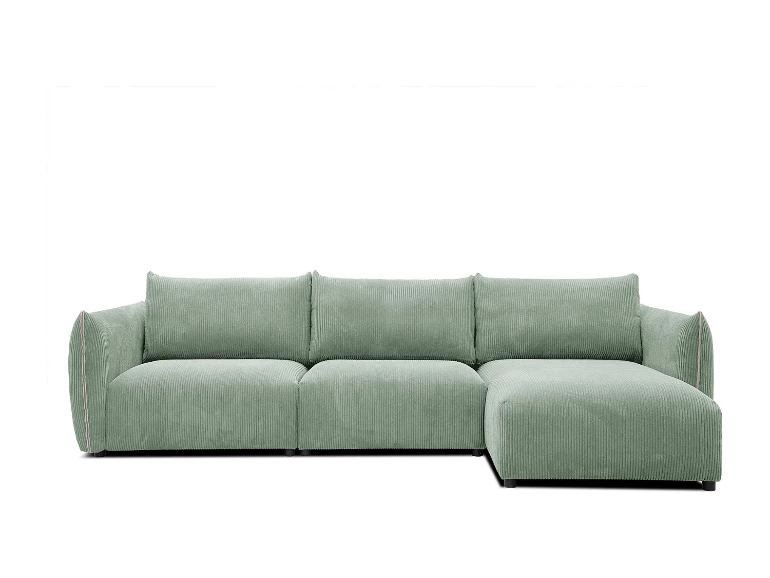 TAUER Ecksofa 5-Sitzer rechts, mint
