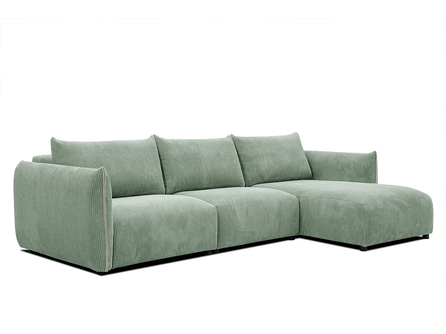 TAUER Ecksofa 5-Sitzer rechts, mint