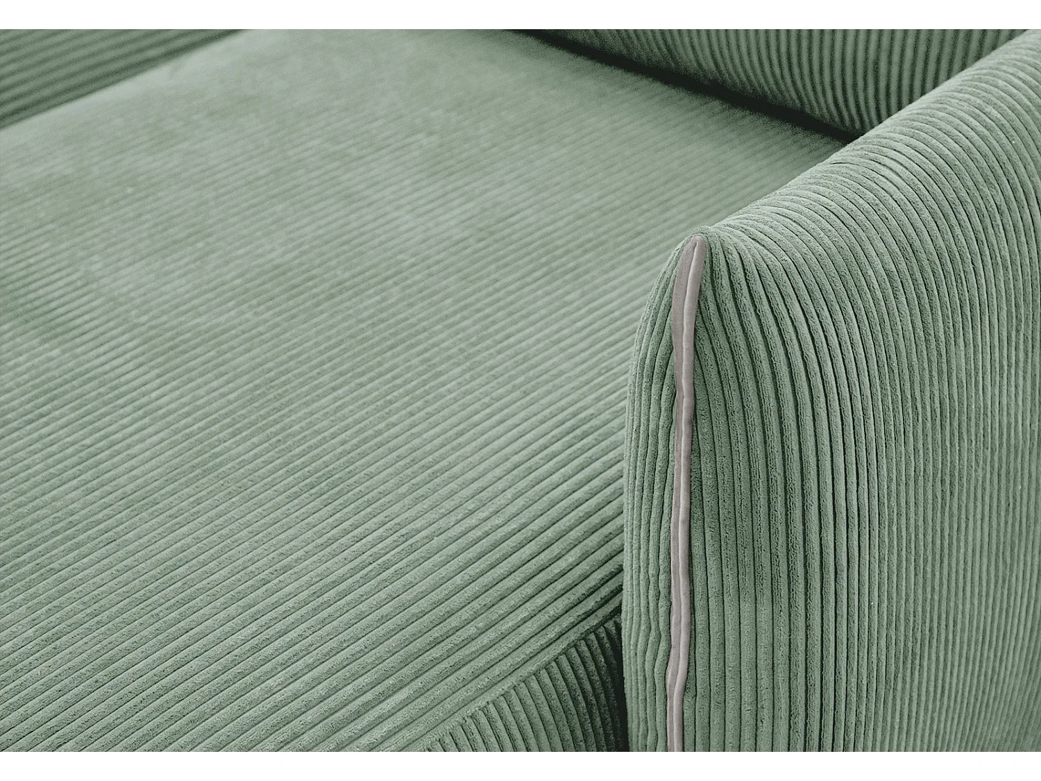 TAUER Ecksofa 5-Sitzer rechts, mint