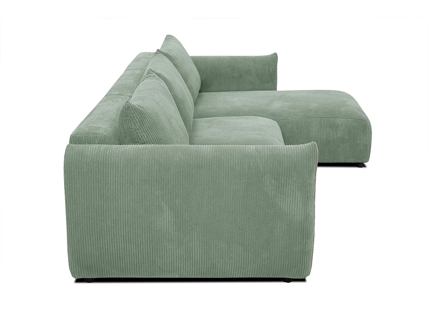 TAUER Ecksofa 5-Sitzer rechts, mint