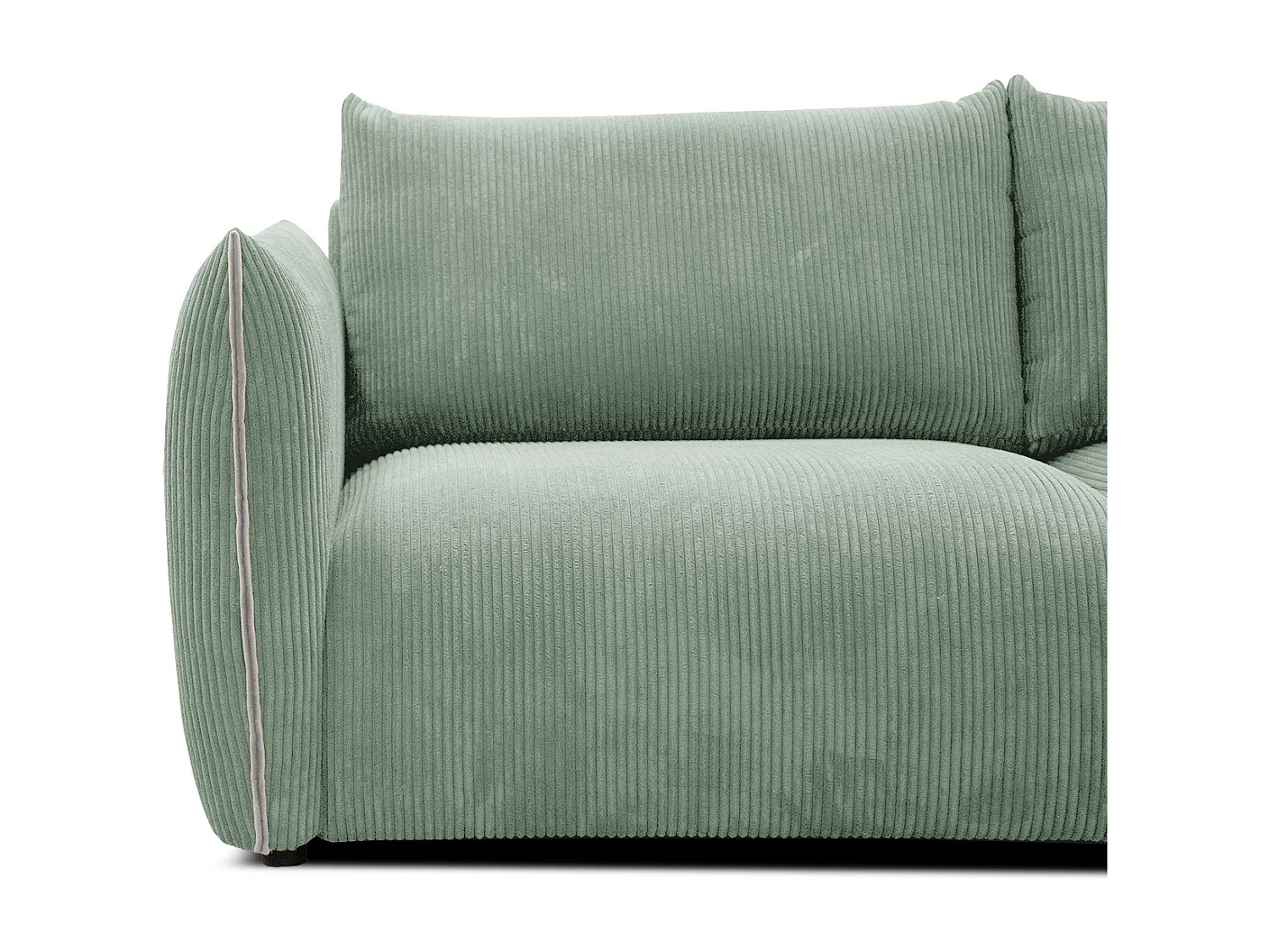 TAUER Ecksofa 5-Sitzer rechts, mint