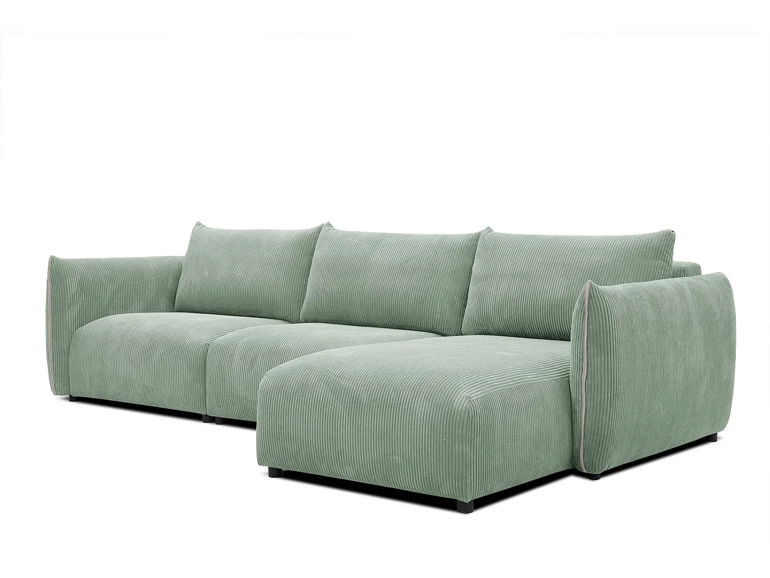 TAUER Ecksofa 5-Sitzer rechts, mint