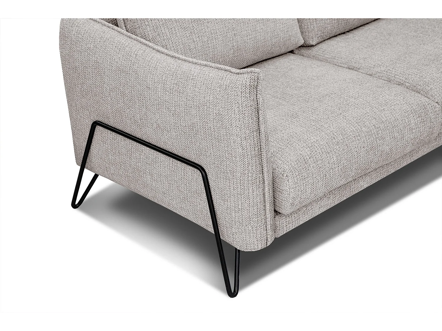 HOSTEN Ecksofa 4-Sitzer links, beige