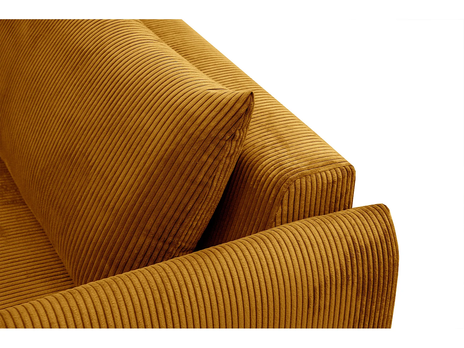 TAUER Ecksofa 5-Sitzer, safran